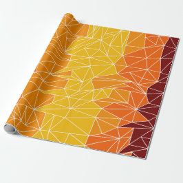Regalo Papel de envoltura de patrones geométricos energét