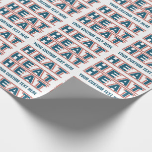 Regalo papel de envoltura de personalizado de CALOR