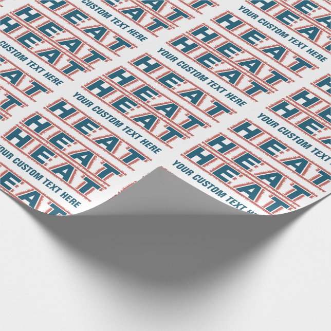 Regalo papel de envoltura de personalizado de CALOR (Esquina)