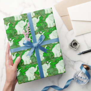 Regalo Papel de envoltura de personalizado de Elefante Ve