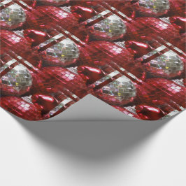 Regalo Papel de envoltura de Red Baubles