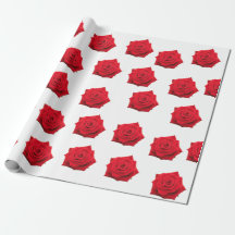 Papel de envoltura de rosas rojas