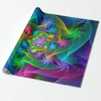 Regalo Papel De Envoltura De Swirl Pastel Xenomorph Swirl