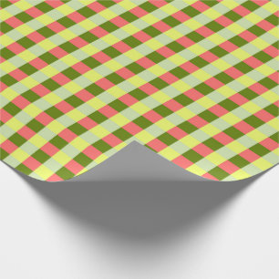 Regalo Papel de envoltura de Watermelon Check