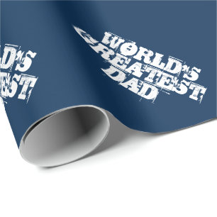 Regalo Papel de envoltura del Día del Padre para el mejo