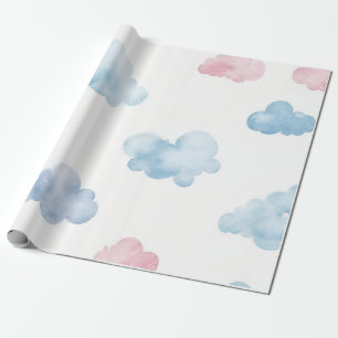 Regalo Papel de envoltura en la nube