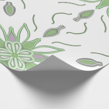Papel de envoltura floral