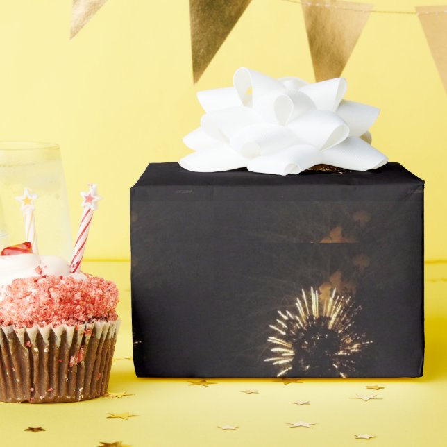 Regalo Papel de envoltura mate de 10 fuegos artificiales (Fiesta de cumpleaños )