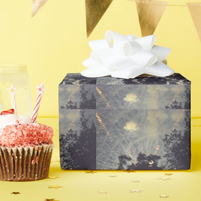 Regalo Papel de envoltura mate para fuegos artificiales 1 (Fiesta de cumpleaños )
