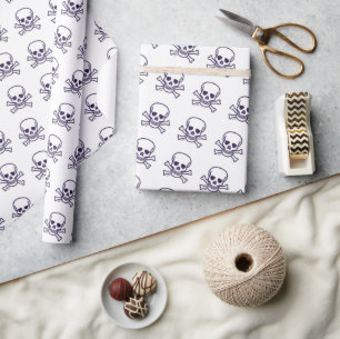 Regalo Papel de envoltura mate Skull n Bones