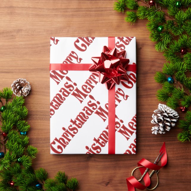 Regalo Papel de envoltura navideño (Regalo de vacaciones)