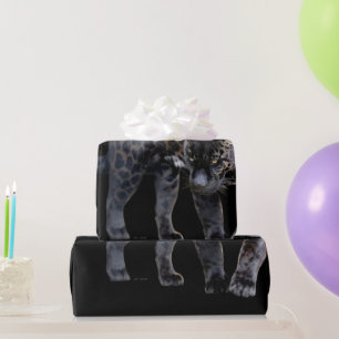 Regalo Papel de envoltura negro mate de Jaguar Diablo