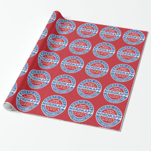 Regalo Papel de envoltura Noruega NORDKAPP