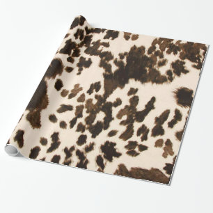 Regalo papel de envoltura para impresión de vacas