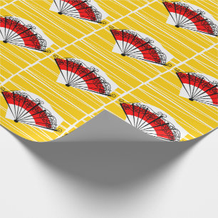 Regalo Papel de envoltura para ventilador español
