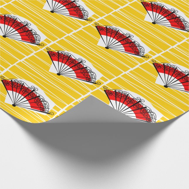 Regalo Papel de envoltura para ventilador español (Esquina)