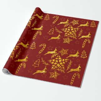 Regalo Papel de envoltura rojo de Star Leap