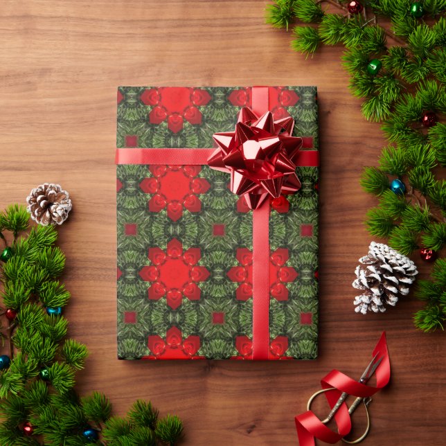 Regalo Papel de envoltura temático para navidades (Regalo de vacaciones)