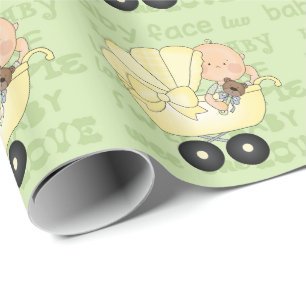 Regalo Papel de envoltura Unisex Baby Shower