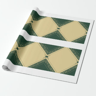 Regalo Papel de envoltura verde mate