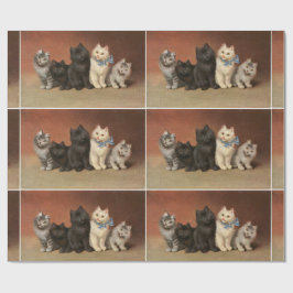 Regalo Papel de envolver a los cinco gatitos
