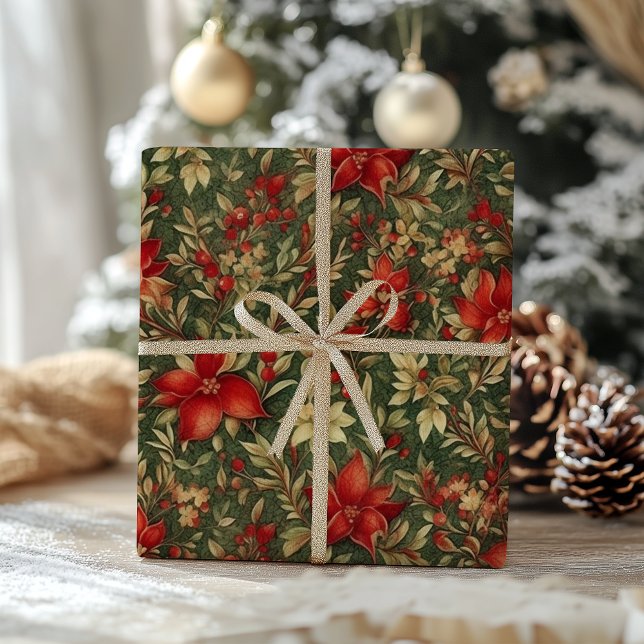 Regalo Papel de envolver a Navidades de gatos tradicional (Subido por el creador)