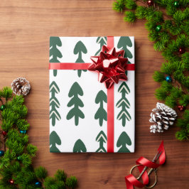 Regalo Papel de envolver a Navidades pekineses verdes