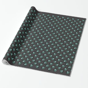 Regalo Papel de envolver alienígena ET gris lindo papel d