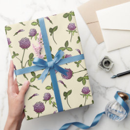Regalo Papel de envolver Antiguo Blanco con Miel de Trébo