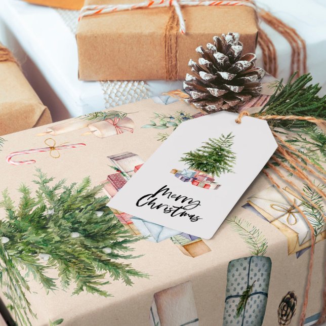 Regalo Papel de envolver árbol de Navidad (Subido por el creador)