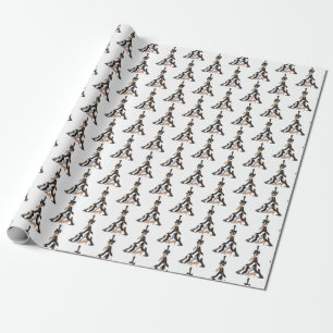 Regalo Papel de envolver árbol de Navidad de tacones alto