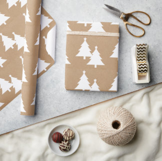 Regalo Papel de envolver árboles de Navidad