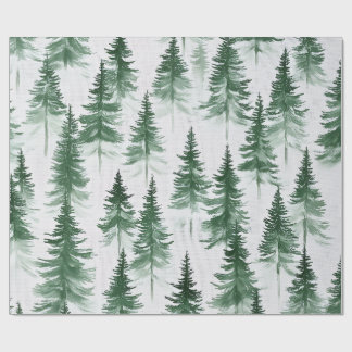 Regalo Papel de envolver árboles nevados