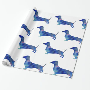 Regalo Papel de envolver brillante de dachshund, 76 cm x 