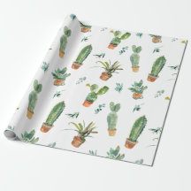 Papel de envolver cactus