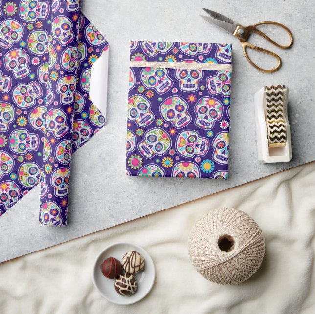 Regalo Papel de envolver Calavera de Azúcar (Artesanía)