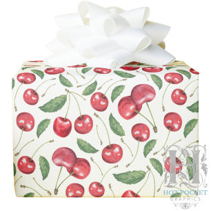 Regalo Papel de envolver cerezas