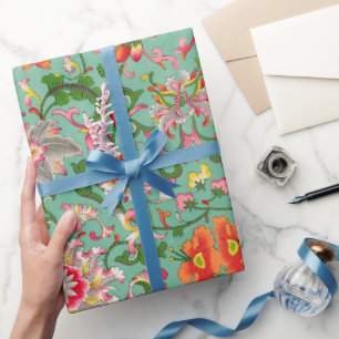 Regalo Papel de envolver colado de motivos florales