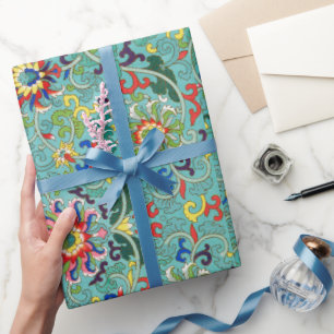 Regalo Papel de envolver colado de motivos florales