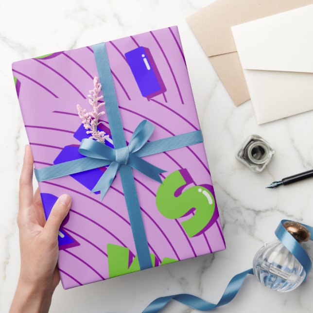 Regalo Papel de envolver colorido y divertido (Regalar)