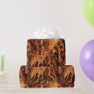 Regalo Papel de envolver con estampado de piel de serpien
