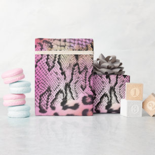 Regalo Papel de envolver con estampado de piel de serpien