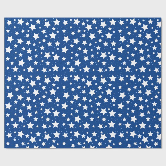 Regalo Papel de envolver con estrellas (Superficie plana)