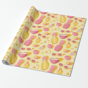 Regalo Papel de envolver con frutas tropicales