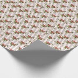 Regalo Papel de envolver con rosas de primavera