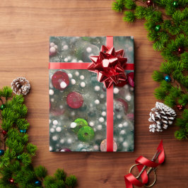 Regalo Papel de envolver con slime de lentejuelas