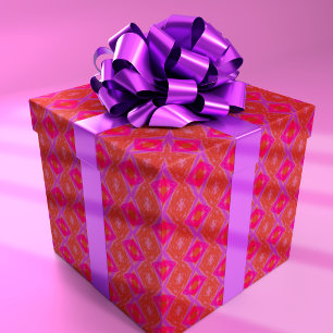 Regalo Papel de envolver con textura de crayón diamante r