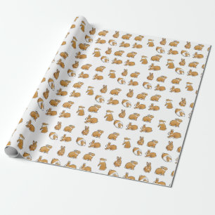 Regalo Papel de envolver conejo de primavera