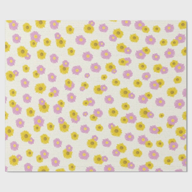 Regalo Papel de envolver Daisy (Superficie plana)