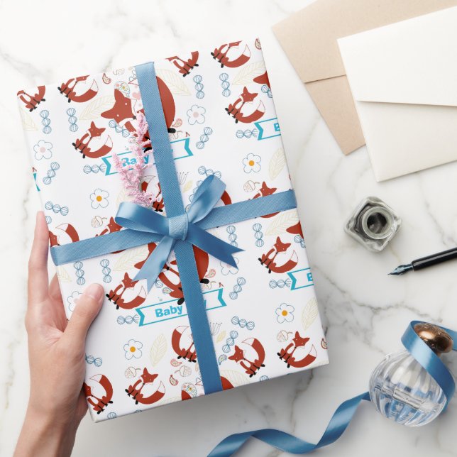 Regalo Papel de envolver de bebé personalizado (Regalar)
